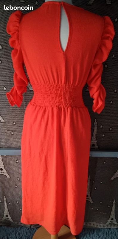 Robe Corail Femme New Direction Taille 6 - Occasion Très Bon état, Sans Manches