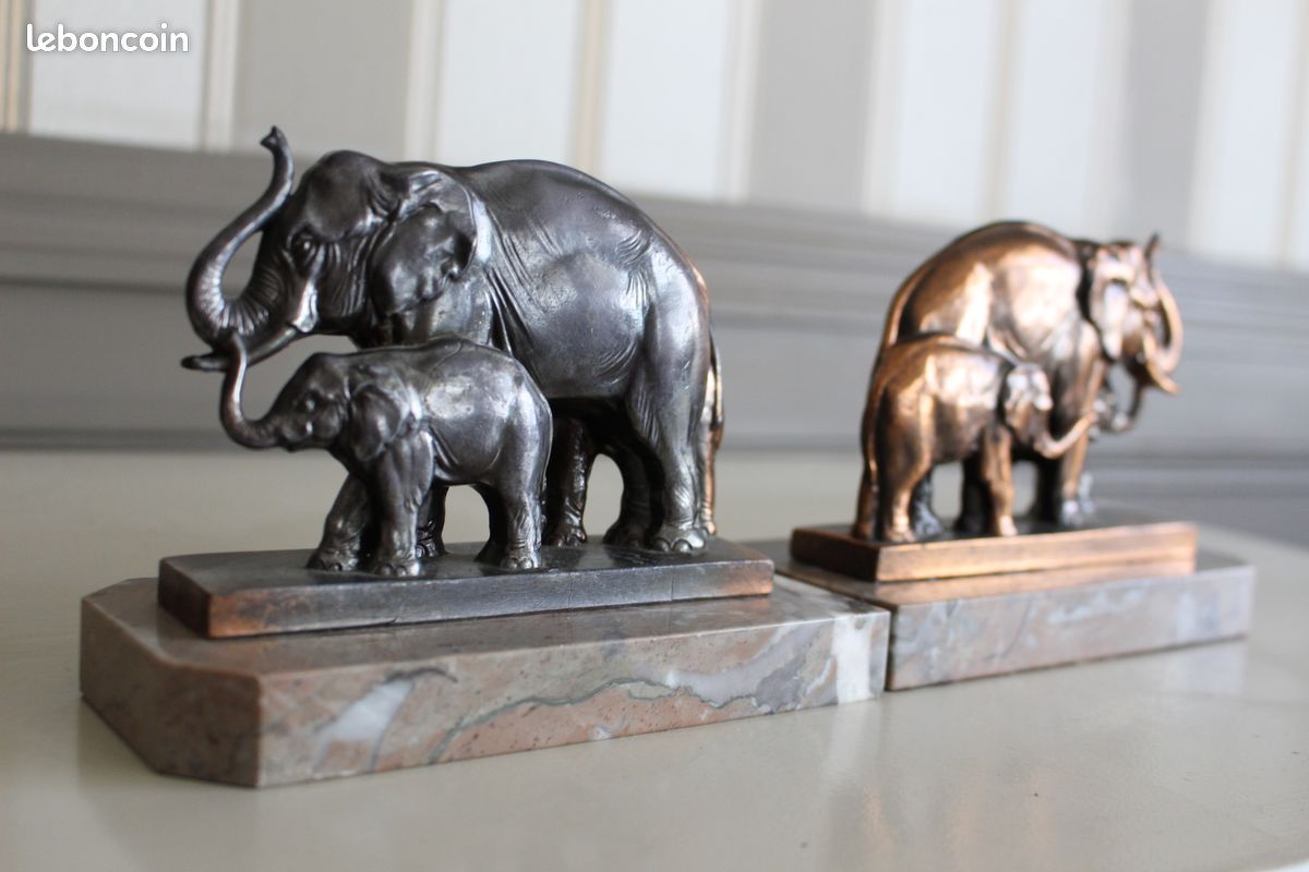 Serres livres éléphants régule et marbre (image 7)