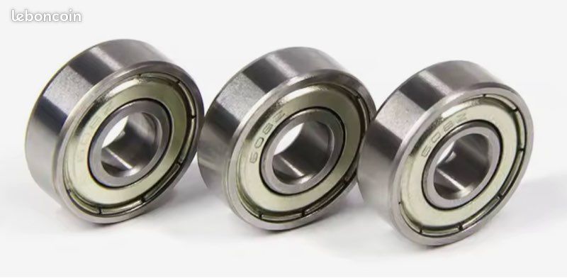 Roulement à Bille 608ZZ – 8x22x7 Mm – Lot De 10 – Acier Carbone, Double Blindage – Pour Skateboard, Roller, Jouets
