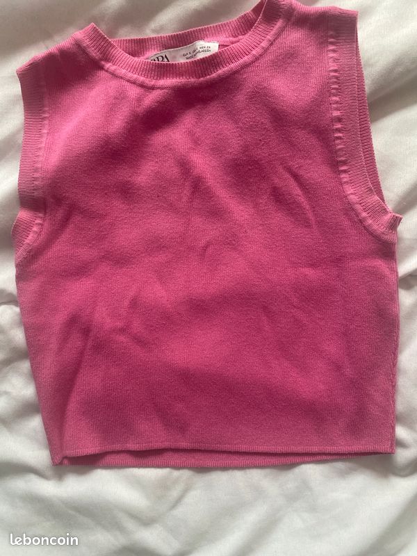 Top sans manches Zara rose 🌸 Vêtements