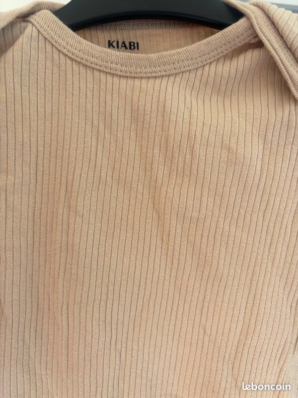 Body beige 24 mois - 92cm Kiabi 1,50 (image 2)