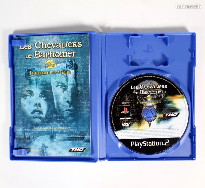 Les Chevaliers De Baphomet : Le Manuscrit De Voynich Sur Sony PlayStation 2 (PS2) - PAL - FR