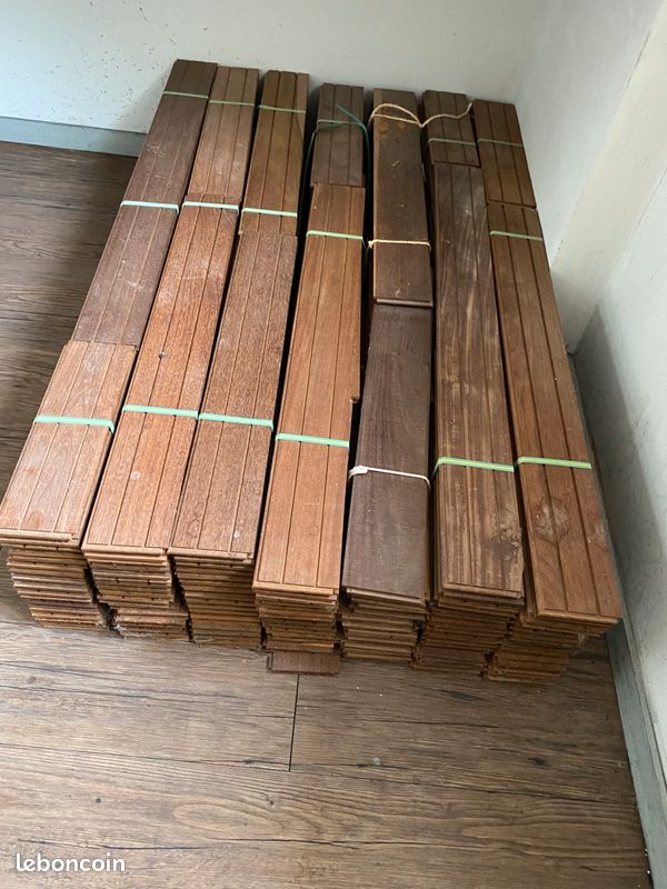 Lot parquet massif ipé brut (image 2)