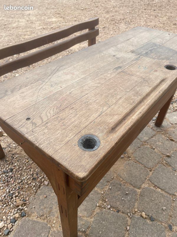 Bureau d’écolier vintage (image 1)