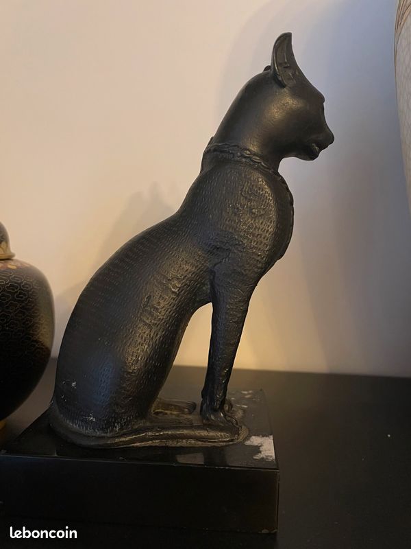 Lot 2 reproductions Égypte pharaon et chat Bastet Louvres (image 8)
