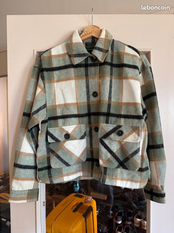 SURCHEMISE À CARREAUX Zara Vêtements