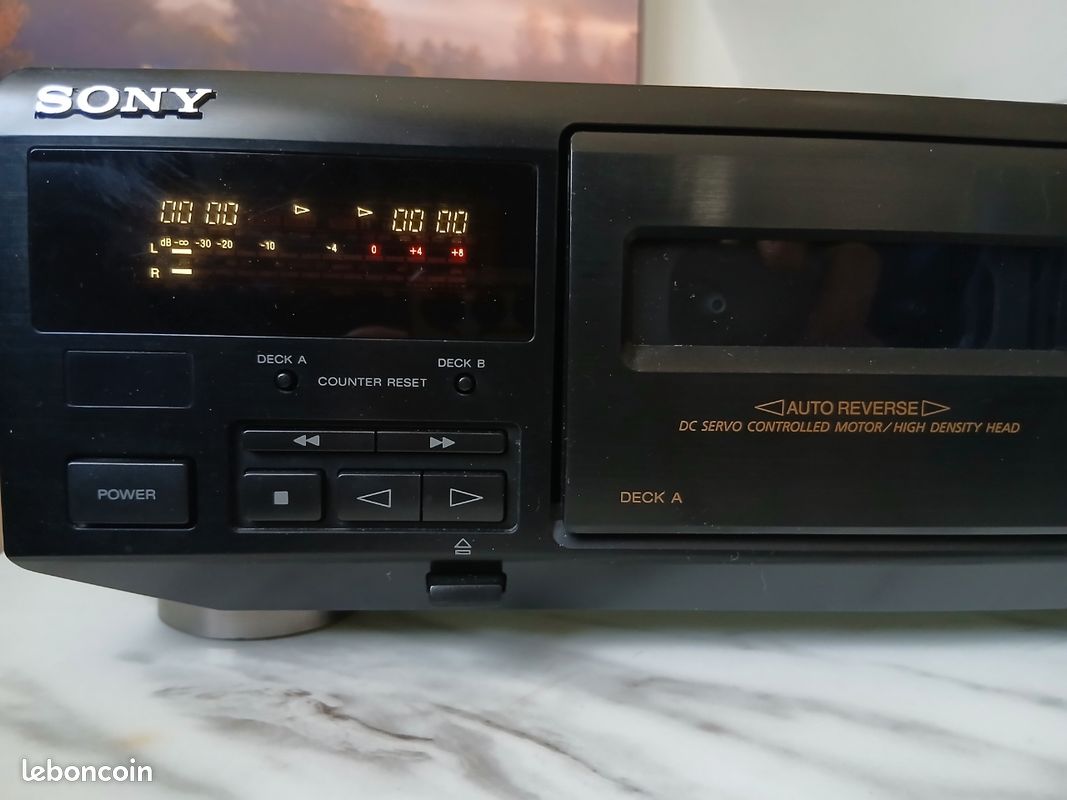 LECTEUR DE CASSETTE SONY STEREO CASSETTE DECK TC-WE435 / VINTAGE TAPE