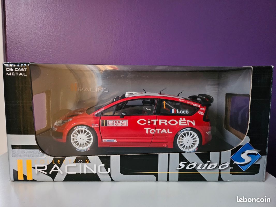 CITROEN C4 WRC MONTE CARLO 2007 1/43 IXO LOEB