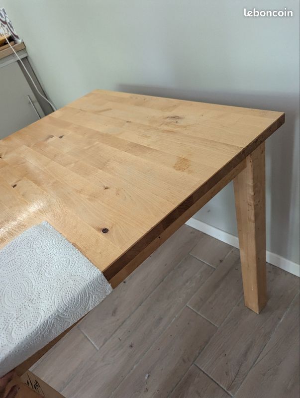 Table carrée en pin ikea (image 2)