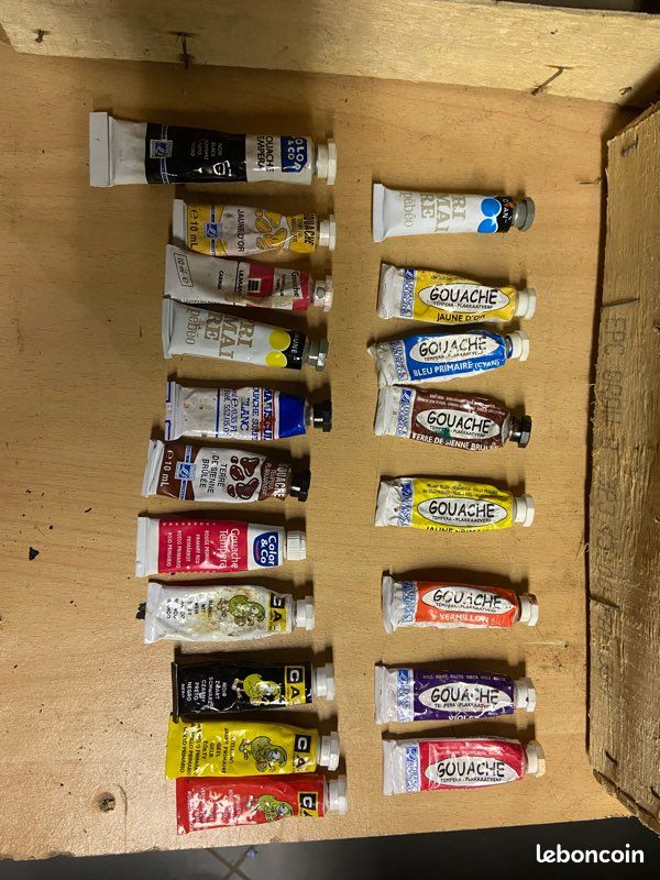 Important Lot de Tubes de Peinture Vintage (Huile & Gouache) – J.M. Paillard, Lefranc Bourgeois, Talens (image 3)