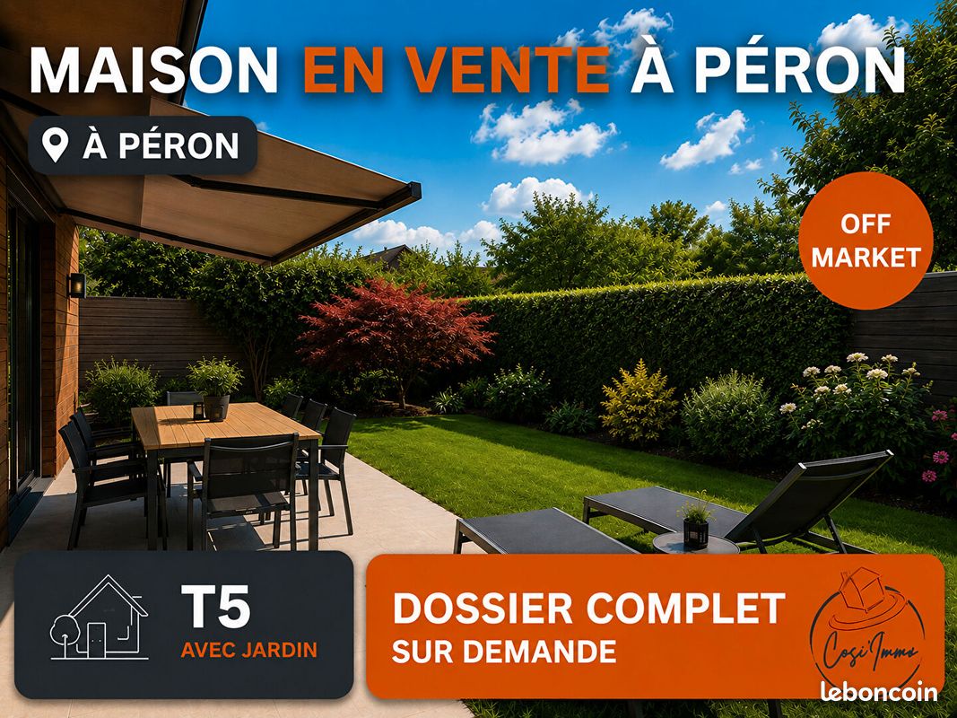 Maison 5 pièces 180 m² · à Péron · 180 m² · 630 000 €