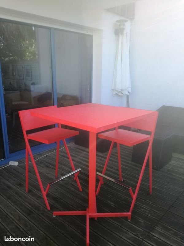 Table et chaise de bar de jardin (image 1)