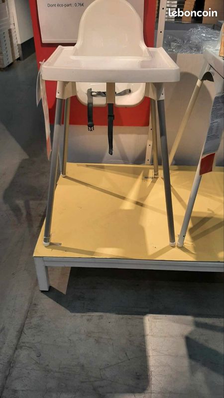 Chaise haute ikea blanche (image 1)