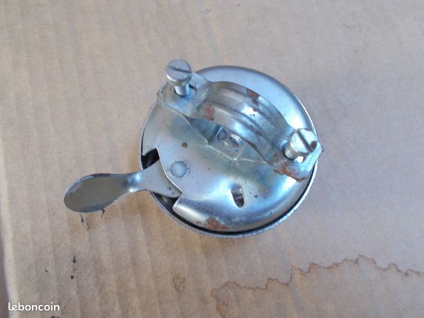 Timbre pour vélo vintage or et argent