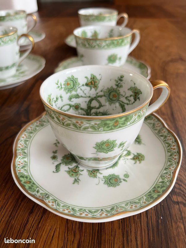 12 tasses à café Arbre de vie Haviland (image 1)