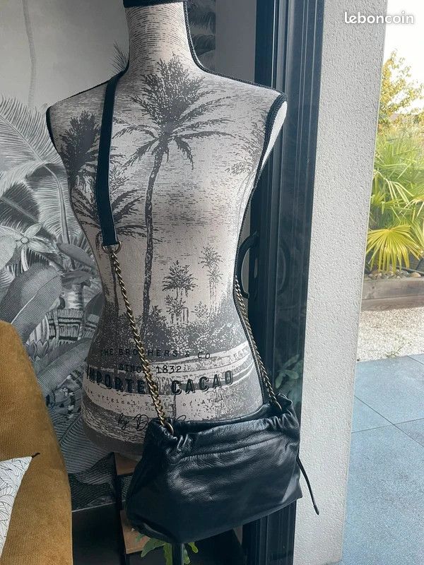 Sac bandoulière en cuir ~ Promod (image 1)