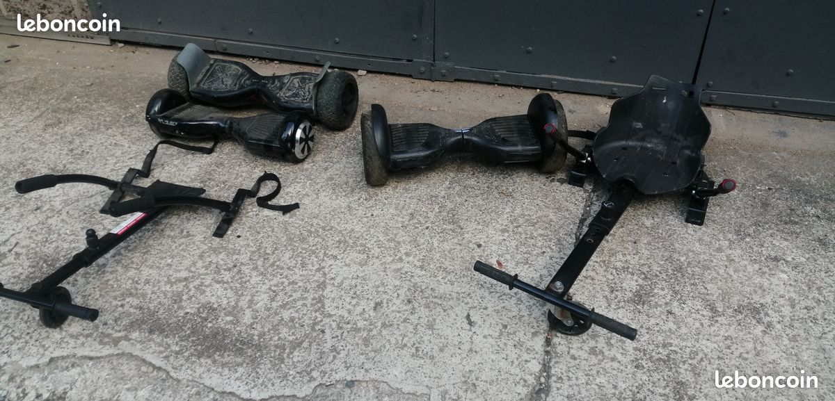 Petit Hoverboard avec batterie HS et sans chargeur et 2 hoverkart je n'ai plus les 2 gros Envoi possible pour bricoleur 15 euros le tout (image 13)