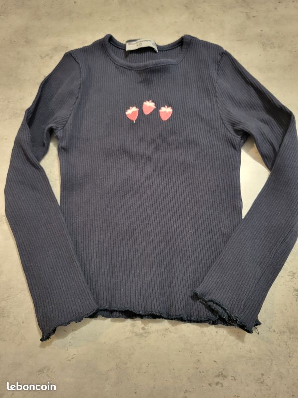 Lot 5 t-shirts fille 5 ans (image 3)