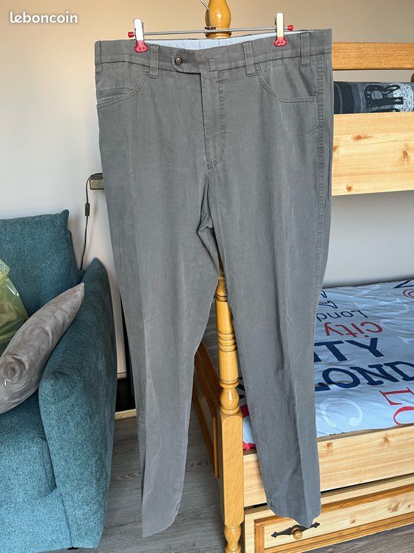 Pantalon homme beige T 44 (image 1)
