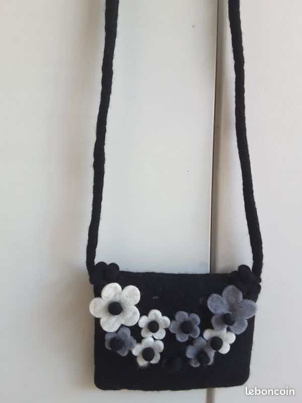 Sac à main en feutre de laine | Fabriqué à la main au Népal