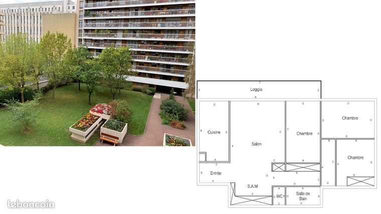 Appartement a louer paris-11e-arrondissement - 4 pièce(s) - 84 m2 - Surfyn