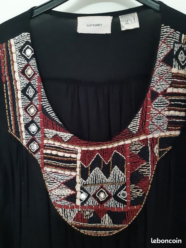 Robe manches 3/4 marque La Redoute taille 36/38 (image 2)