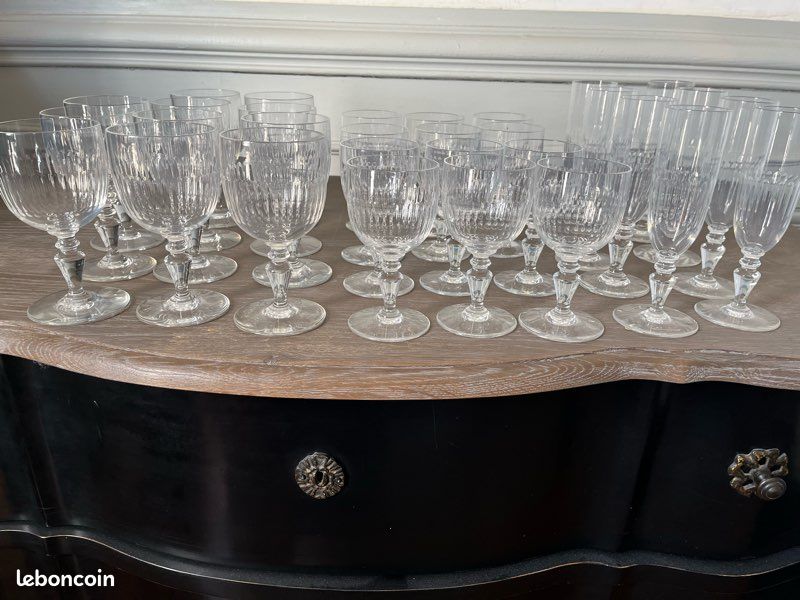 Verres à pied cristal Baccarat modèle Renaissance (image 3)