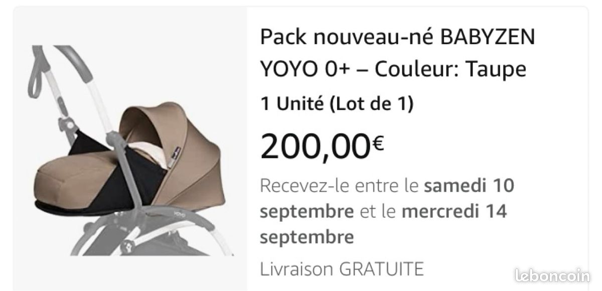 Pack nouveau né 0+ YOYO Babyzen NEUF, chaud et douillet pour l’hiver (image 3)