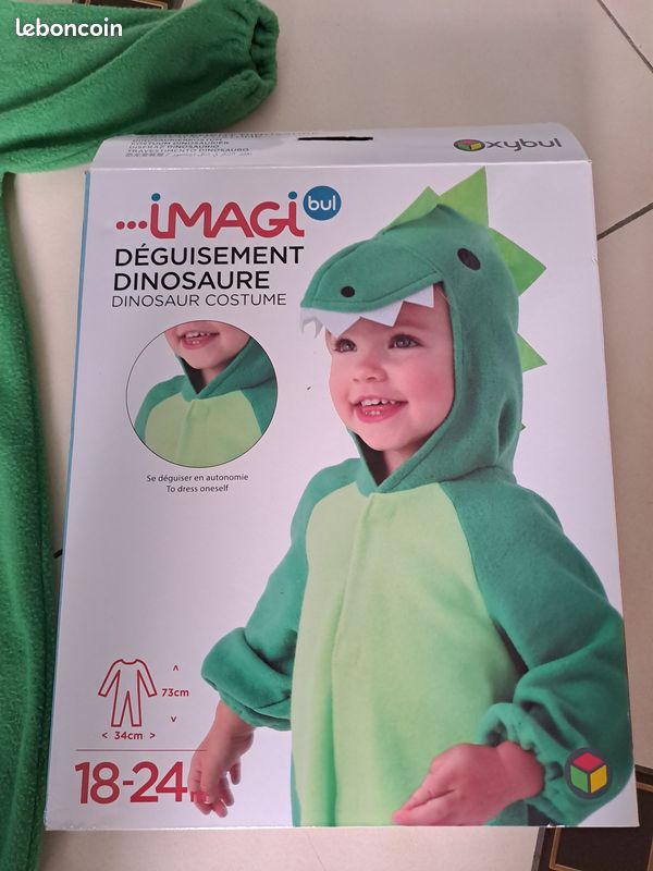 Déguisement dinosaure 18 a 24 mois Jeux Jouets
