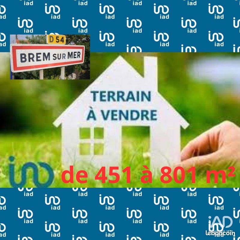 Terrain 451 m² · à Brem-sur-Mer · 451 m² · 95 000 €