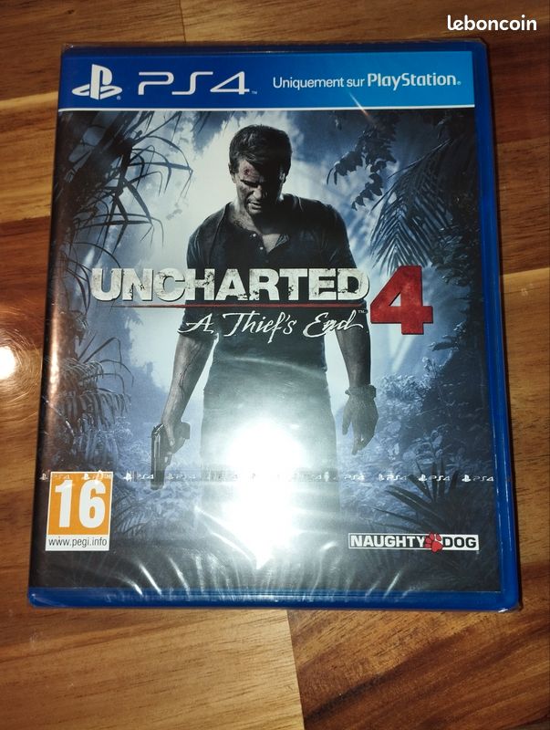 Uncharted 4: A Thief's End - Version Française PS4 - Neuf Sous Blister - PEGI 16