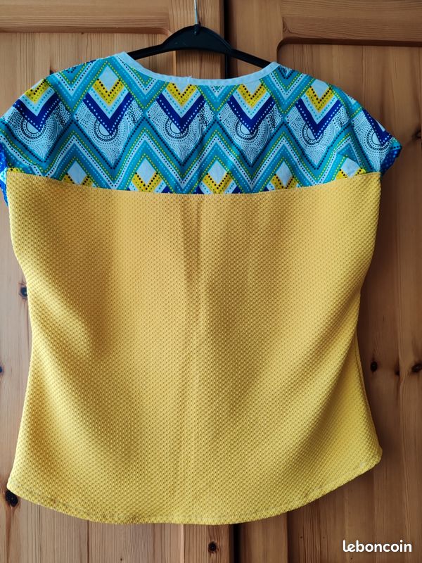 Blouse bi matiere (image 2)