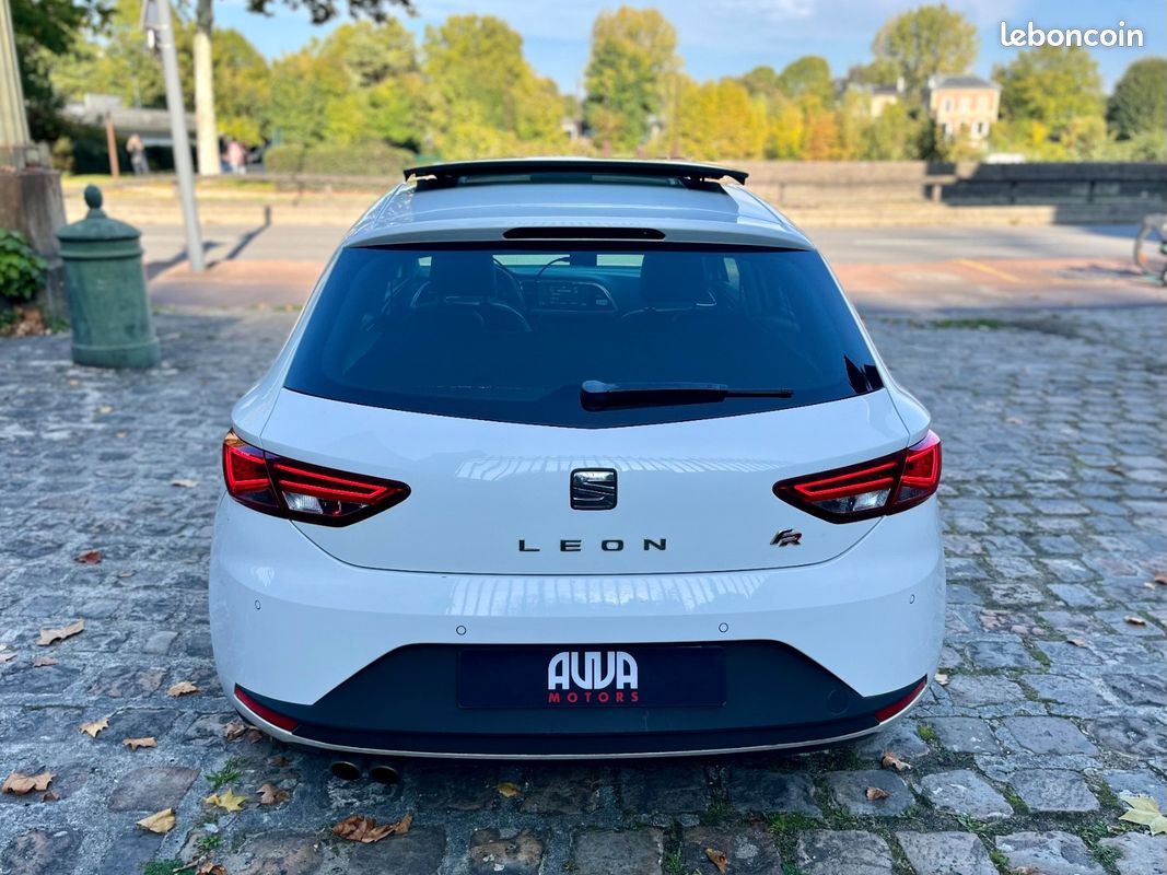 SEAT LEON 1.8 TFSI 180 Start/Stop FR DSG7 / TOIT OUVRANT / FULL ENTRETIENT / FULL LED / JANTES 18 (image 4)