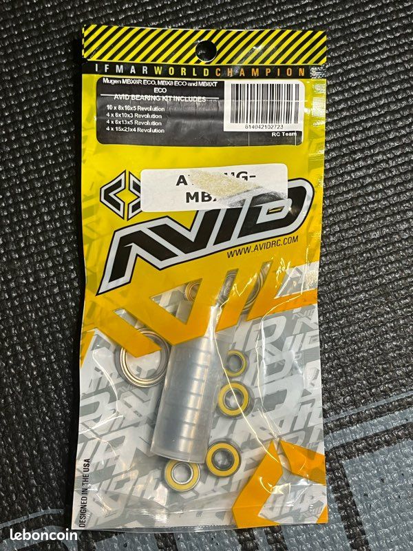 Kit de roulements à billes scellés Mugen MBX8 / MBX8Eco (24 pièces au