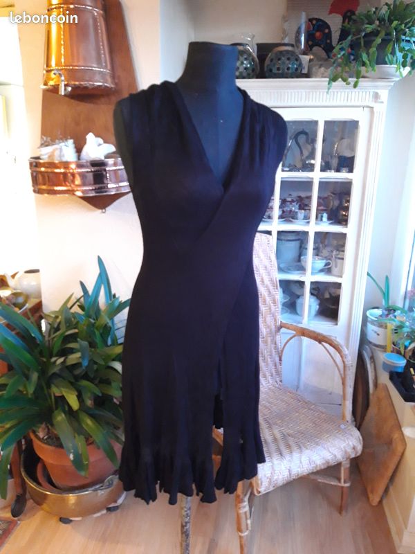 Robe échancrée noir 36 Mais il est où le soleil #vesterie (image 1)