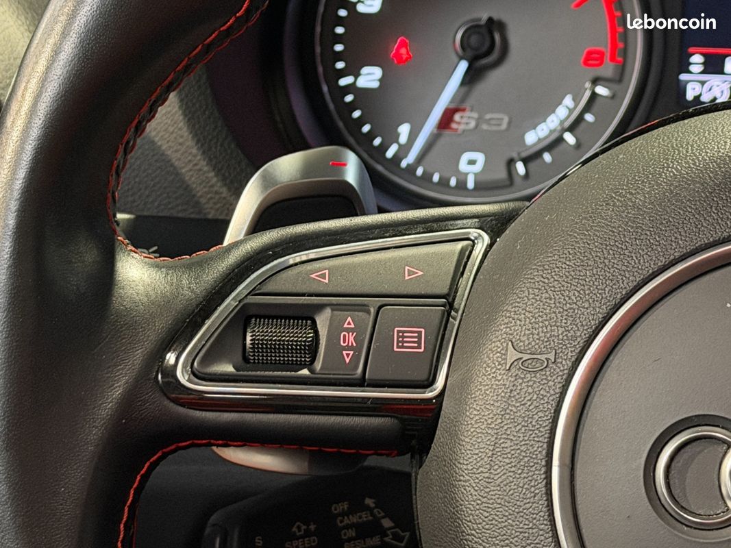 AUDI S3 CABRIOLET 2.0 TFSI 300cv QUATTRO S-Tronic 6 / BO / GRIS NARDO / CARPLAY / ENTRETIEN COMPLET (image 24)