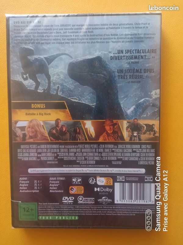 Dvd Jurassic World : Le Monde D'Après– Quand Les dinosaures Dominent Le Monde 🌍🦕 (image 3)