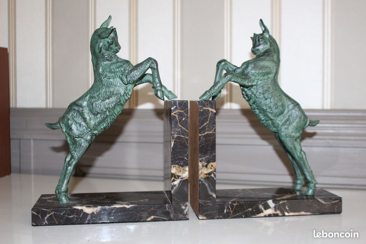 Emile Carlier - Chevreaux cabrés - art déco 1930 (image 9)