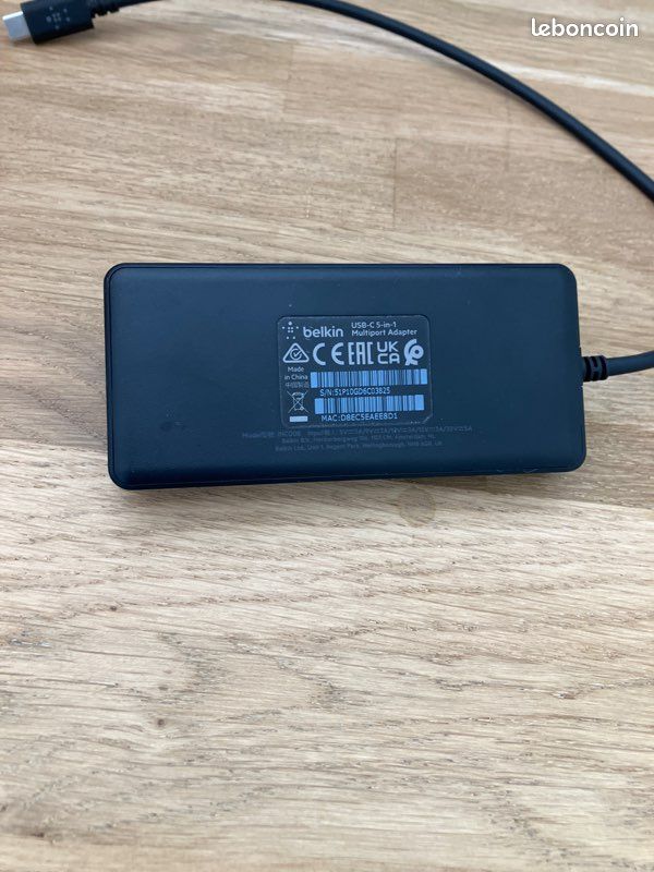 Station d’accueil Belkin USB-C 5-in-1 Multiport adapter (image 4)