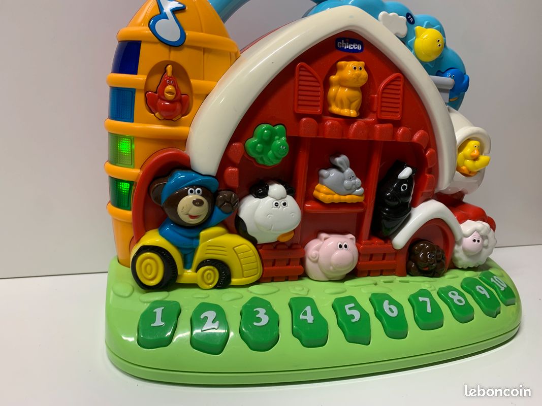 Jeux Chicco animaux Ma ferme éducative bilingue français/anglais - Multicolore (image 2)