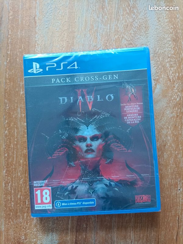 Jeu Diablo IV (4) Pour PlayStation 4 PS4 - Version UK - Neuf Sous Blister Scellé