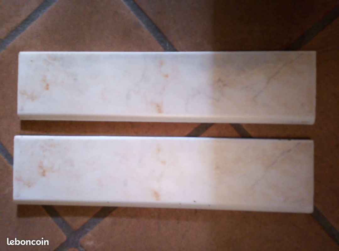 Lot de 12 plinthes carrelage beige 30x7 (image 1)