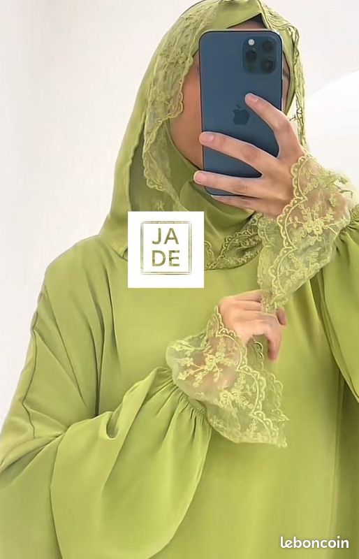 Jelebab voile intégré (image 1)