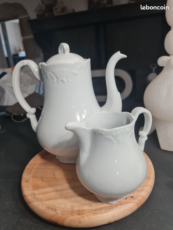 IBILI Service De Table 18 Pièces Bologne Blanc - Porcelaine Premium Pour 6 Personnes, Assiettes Creuses, Plates Et à Dessert