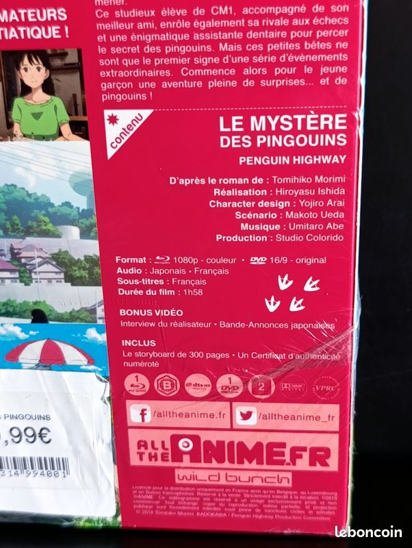 Coffret Blu-ray Le Mystere Des Pingouins Edition Collector Limitée DVD Ghibli Your Name (image 4)