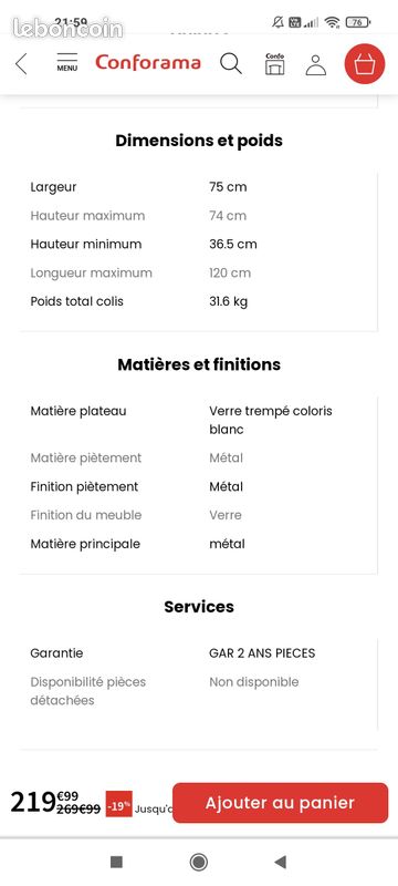 Table basse (image 2)