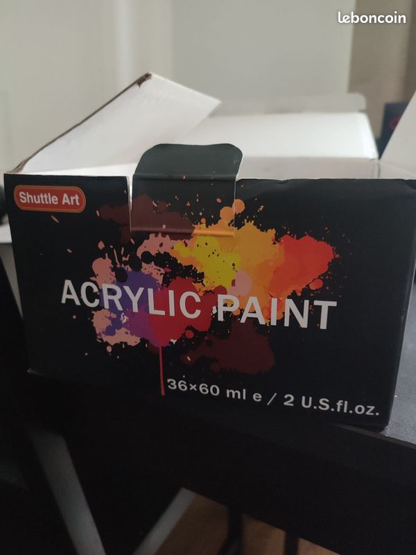 Donne set de peinture acrylique (remise en main propre uniquement) (image 1)