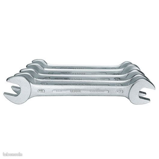 Gedore Jeu de Clés Mixtes à Cliquet 7 UR-005 5 Pcs Ouverture 8-19 mm (image 1)