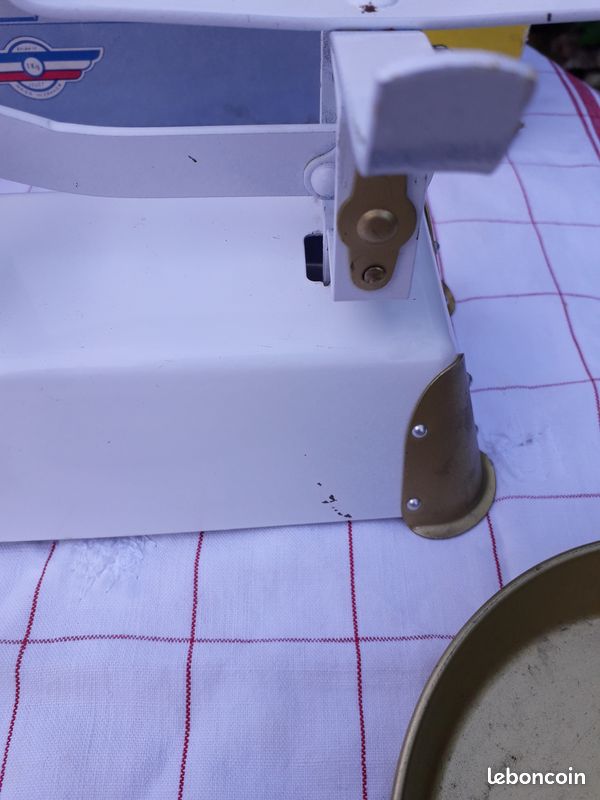 Balance D'épicerie Jouet - Dinette Poupée - Années 60/70 - En Plastique - Pour 3-4 Ans