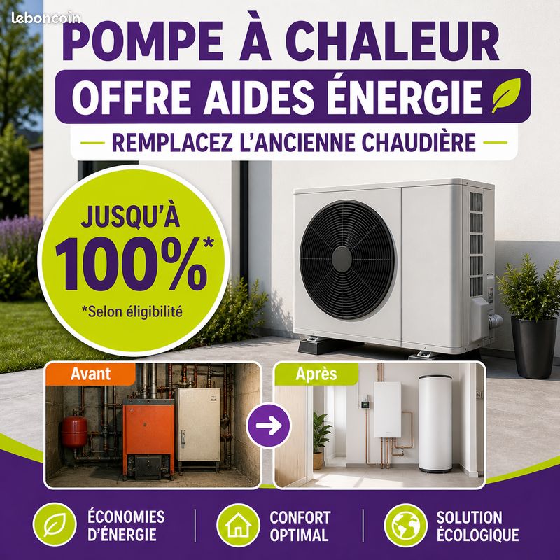 Pompe à chaleur avec aides (image 1)